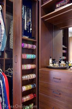 Bangle Storage Ideas In Wardrobe, Latest Dressing Table Designs, Master Closets, Dressing Design, Drawing Room Decor, Dressing Table Design, Wardrobe Interior Design, Closet Layout, Bedroom Cabinets