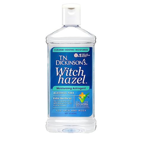 Amazon.com : T.N. Dickinson's Witch Hazel Alcohol-Free Moisturizing Astringent, 100% Natural, 16 oz : Beauty & Personal Care Fall Essential Oil Blends, Fall Essential Oils, Moisturizing Toner, Astringent, Effective Skin Care Products, Toner For Face, Witch Hazel, Face Cleanser, Alcohol Free