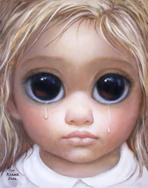 [Margaret Keane] "The eyes are the windows to the soul" Margret Keane, Big Eyes Margaret Keane, Keane Big Eyes, Big Eyes Paintings, Margaret Keane, Big Eyes Artist, Tom Wolfe, Realistic Eye Drawing, Big Blue Eyes