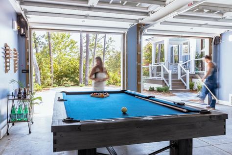 Closet Pictures, Garage Game Rooms, Garage Pictures, Hilton Head South Carolina, Hgtv Dream Homes, Hgtv House, Bedroom Turquoise, White Molding, Blue Shutters