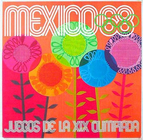 Lance Wyman14 Mexico Olympics, Olympics Graphics, Lance Wyman, 1968 Olympics, Don Pedro, Mexico Design, México City, Mexican Culture, Summer Olympics