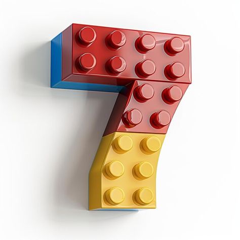 Photo a lego number with a number 7 on i... | Premium Photo #Freepik #photo Lego Numbers, Number 7, Premium Photo, Graphic Resources, Lego, Most Popular, High Quality