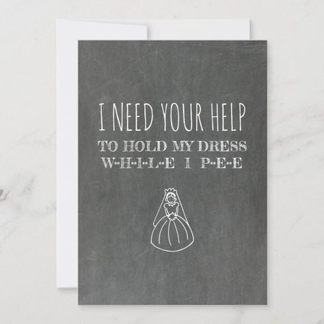 Very Funny Bridesmaid / Maid of Honor Proposal Invitation  Zazzle Will You Be My Bridesmaid Gifts, Bridesmaid Funny, Be My Maid Of Honor, Maid Of Honor Proposal, Bridal Shower Printables, Matron Of Honor, Be My Bridesmaid Cards, Bridesmaid Proposal Cards, Belly Band Invitation