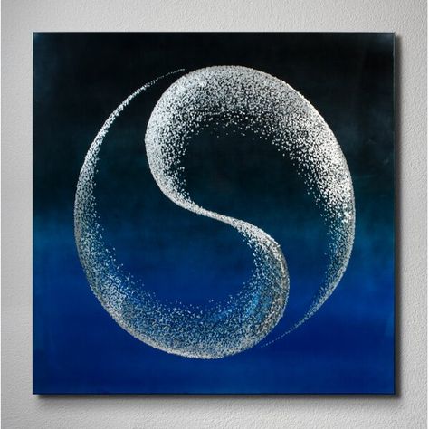 Ying Yang Wallpaper, Abstract Artwork Painting, Yin Yang Koi, Metallic Art, Yin Yang Art, Mandala Canvas, Nature Artwork, Air Brush Painting, Art Plaque