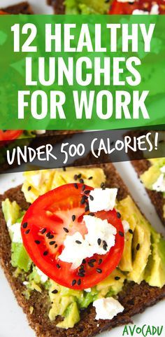 Lunches For Work, Summertime Food, 500 Calorie, Healthy Lunches For Work, Quick Diet, Low Carb Diets, Healthy Lunches, Easy Lunch Recipes, Lunch Recipes Healthy