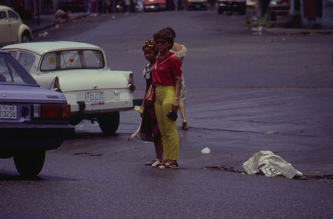 Santo Domingo, Dominican Republic 1985, real vintage photography Santo Domingo Dominican Republic, Music Visualization, Island Food, Real Vintage, Food Culture, Caribbean Islands, Vintage Photography, Dominican Republic, Couple Photos