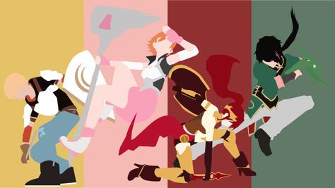 Team JNPR Minimalist by Abesario25.deviantart.com on @DeviantArt Rwby Pyrrha, Team Jnpr, Red Like Roses, Team Rwby, Rwby Fanart, Rwby Anime, Rooster Teeth, Nerd Alert, Colour Schemes