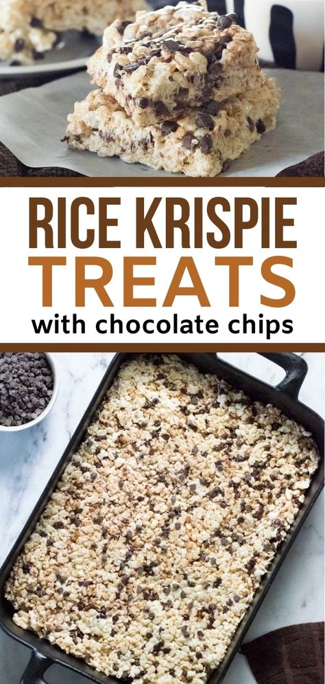 Rice Krispie Treat With Chocolate, Simple Rice Krispie Treats Recipe, Flavored Rice Krispie Treats Recipe, Rice Krispie Treats With Other Cereal, Rice Krispie Treats Add Ins, Rice Crispy Treats With Chocolate Chips, Rice Krispie Treats Chocolate Chips, Rice Krispie Squares With Chocolate, Chocolate Drizzle Rice Krispie Treats