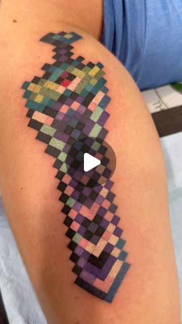 Luis_tattoos | Maryland Tattoo Artist on Instagram: "Y’all want to see an expensive tattoo compared to its size. 😆 here it is. 

#Zenithblade #terraria #gamertattoo" Terraria Tattoo Ideas, Terraria Tattoo, Stardust Armor Terraria, Lunatic Cultist Terraria, Maryland Tattoo, Hallow Pylon Terraria, Terraria Memes, Gamer Tattoos, Tattoo Artists