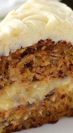 Carrot Cake with Creamy Pineapple Filling Carrot Cake Filling Ideas, Pineapple Filling, Carrot Cake With Pineapple, Carrot Cake With Cream Cheese, Carrot Cakes, Best Carrot Cake, Carrot Cake Recipe, Layer Cakes, Savoury Cake