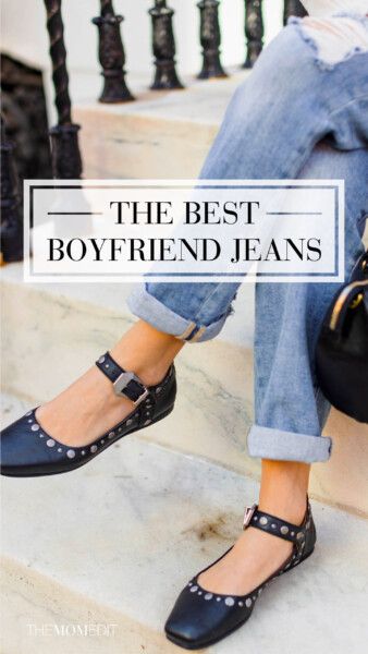 White boyfriend jeans