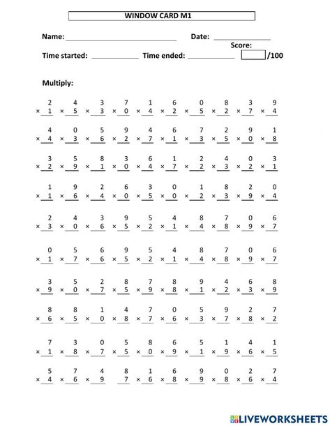 Window Card Math Multiplication, Window Card Math Addition, Window Cards Math, Addition With Pictures, Multiplication Practice Worksheets, Multiplication Cards, Kids Numbers, Math Multiplication Worksheets, Integers Worksheet