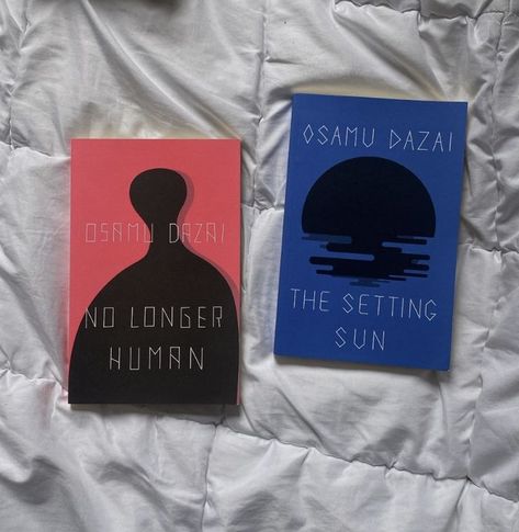 Osamu Dazai Books Aesthetic, No Longer Human Book Aesthetic, Anime Book Aesthetic, Dazai Osamu Author, Dazai Osamu Book, Osamu Dazai Author, Dazai Osamu No Longer Human, Japanese Books Aesthetic, The Setting Sun Osamu Dazai