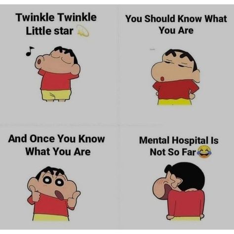 Twinkle twinkle little star, Shinchan's memes are the best by far! ✨ #SavageHumor #ShinchanMemes #memes #cartoonmemes #toysmemes #shopping #exploreindia #explore #cartoons #toyshop #90skidsindia #funny [Indian Toys, Kids Toys India, Indian Cartoon Shows, Indian Kids Entertainment, Cartoon Toys India, Indian Toy Stores, 90s memories, toys,memes funny, shinchan meme , shinchan funny] Funny Shinchan, Indian Cartoon, Best Cartoon Shows, Toy Stores, Jokes Photos, 90s Memories, Funny Cartoons Jokes, Cartoon Toys, Good Cartoons