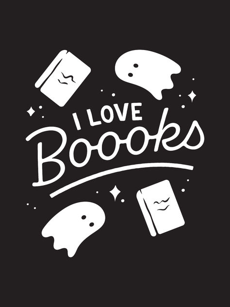 I Love Boooooks! Ereader Screensaver, Kindle Screensaver, Kindle Lockscreen, Kindle Lock Screen, Kindle Wallpaper, Mini Wallpaper, Ipad Mini Wallpaper, Home Lock Screen, Spooky Szn