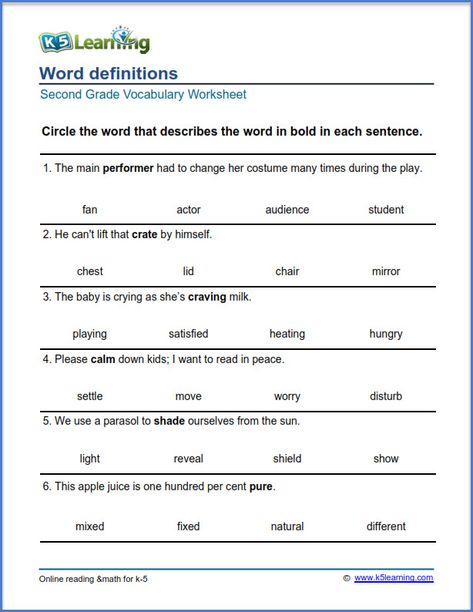 Grade 2 Vocabulary Worksheet Year 2 English Worksheets, Grade 2 English, Linda Harrison, Kindergarten Vocabulary, 2nd Grade Reading Worksheets, 2nd Grade Grammar, 2nd Grade Spelling, Kindergarten Colors, Reading Vocabulary