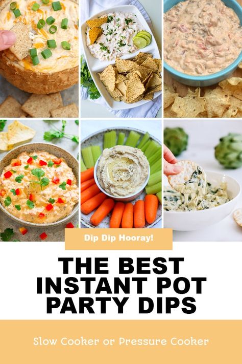 This collection of The BEST Instant Pot Party Dips is a great place to find amazing dips to make for Super Bowl Sunday or any kind of party! Or just whip one of these Instant Pot Dips any time the family is watching television together! [featured on Slow Cooker or Pressure Cooker] #InstantPotDipRecipes #DipRecipes #InstantPotRecipes #PartyDips Dips To Make, Amazing Dips, Low Carb Holiday Recipes, Low Carb Holiday, Watching Television, Holiday Favorite Recipes, Best Instant Pot Recipe, Party Dips, Savory Appetizer