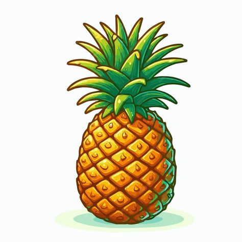 Premium Vector | Fresh pfresh pineapple fruit vector illustrationineapple fruit vector illustration Fruits Pics, Fruits Cartoon, Pineapple Cartoon, Pineapple Clipart, Cartoon Pineapple, Pineapple Illustration, Pineapple Vector, Pine Apple, Neo Pop