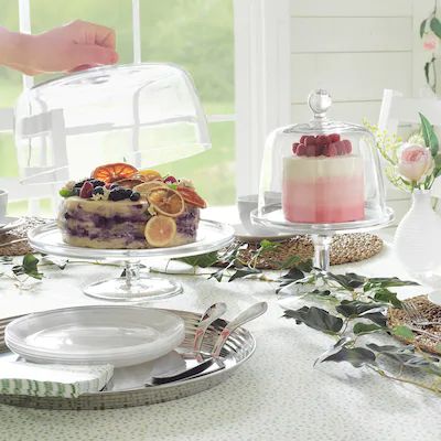 Serving Dishes & Plates - IKEA Cake Stand With Lid, Tiered Serving Stand, Serving Stand, Styling A Buffet, All The Small Things, Ikea Family, Beautiful Centerpieces, Food Platters, Mini Desserts