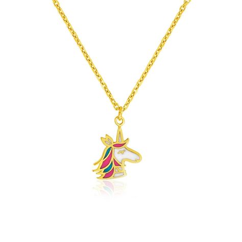 👉 Comment "Shop" order this item 👈 14k Yellow Gold Childrens Necklace with Enameled Unicorn Pendant 👇 A magical, colorful and happy unicorn hangs playfully from this sweet, lovely 14k yellow gold enameled necklace. Children's necklace is 14 inches long and closes with a spring ring clasp.Product Details:Necklace Information : Metal : 14K Yellow Gold Chain Type : Link Clasp : Spring Ring Approximate Weight:Size Weight 14'' 1.3 grams https://postdolphin.com/t/LYFYK Happy Unicorn, Pineapple Necklace, Unicorn Pendant, Gold Pineapple, 14k Yellow Gold Necklace, Detailed Necklace, Real Jewelry, Enamel Necklaces, Clasp Necklace