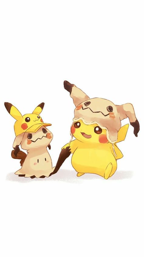 Mimikyu Fanart, Pikachu Fanart, Pokemon Cross Stitch Patterns, Pikachu Tattoo, Pokemon Painting, Pokemon Photo, Pokemon Backgrounds, Pikachu Wallpaper, Cute Pokemon Pictures