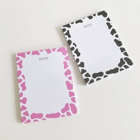 1Pc 50 Sheets Ins Pink Milk Pattern Memo Pad Student Mini Notepad Message Paper School Stationery Planner Supplies Stationery - AliExpress Business Ideas For Students, Memo Pad Design, Notes Diy, Bond Paper Design, Note Pad Design, Mini Notepad, Page Borders Design, Pretty Journals, Pink Milk