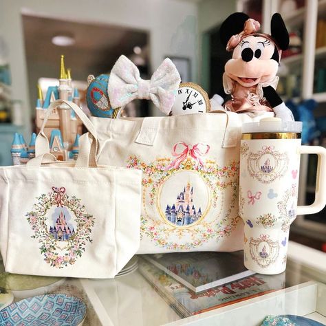 Feel Like a Queen With This Dreamy Castle Tumbler and Tote 21st Birthday Disney, Disney Goodie Bags, Disney Travel Accessories, Disney Gifts For Adults, Dreamy Castle, Disneyland Merchandise, Disney Outfits Women, Princess Inspired Outfits, Gifts For Disney Lovers