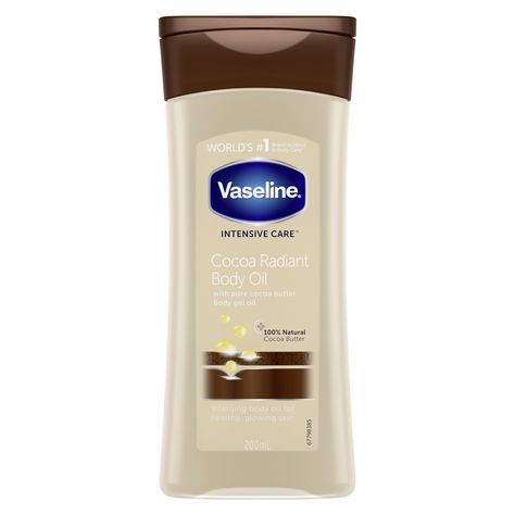 Vaseline Intensive Care Cocoa Radiant Body Oil 200 ml : Amazon.co.uk: Beauty Cocoa Radiant Body Oil, Vaseline Intensive Care Cocoa Radiant, Vaseline Intensive Care, Pure Cocoa Butter, Healing Dry Skin, Shaving Tips, Body Gel, Warm Fragrance, Body Shower