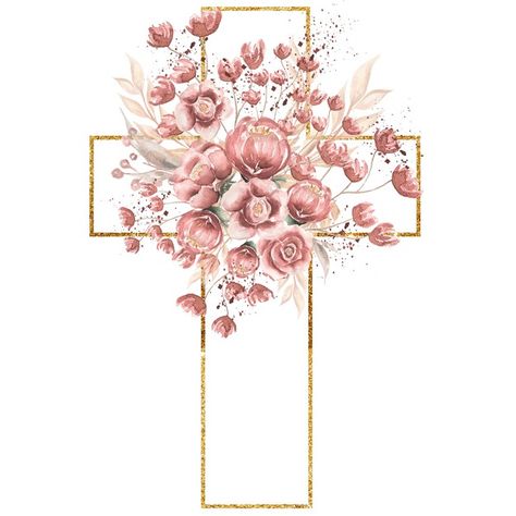 Easter Images Jesus, Angel Wings Background, Cross With Flowers, Cross Background, Cross Clipart, Cross Drawing, Gold And Black Background, Easter Paintings, Cross Pictures