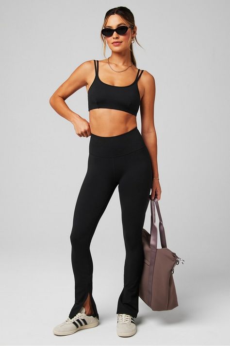 Inspire 2-Piece Outfit Fabletics black female Activewear >> Womens >> Outfits regular Fabletics Outfits, Black Swimsuit Outfit, Feminine Fitness, Gym Outfit Women, Zumba Outfit, Female Activewear, Hourglass Fashion, Workout Shorts Women, Gym Apparel