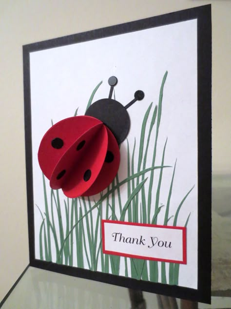 Kraf Kertas, Ladybug Crafts, Ladybug Party, A Ladybug, Circle Punch, Childrens Crafts, Spring Crafts, Lady Bug, School Crafts