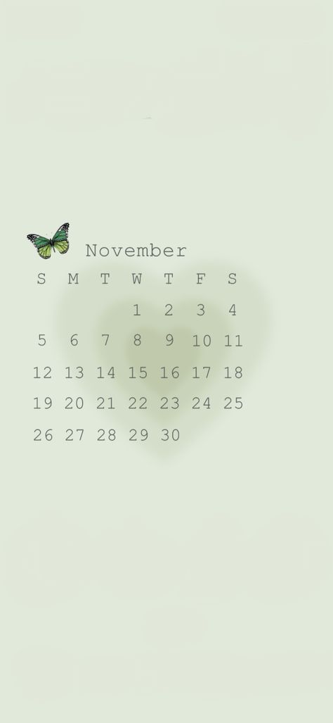 Green wallpaper Green Calendar, November Wallpaper, November Calendar, Calendar Wallpaper, Green Wallpaper, Pastel Green, Green Aesthetic, Phone Wallpapers, Mint Green