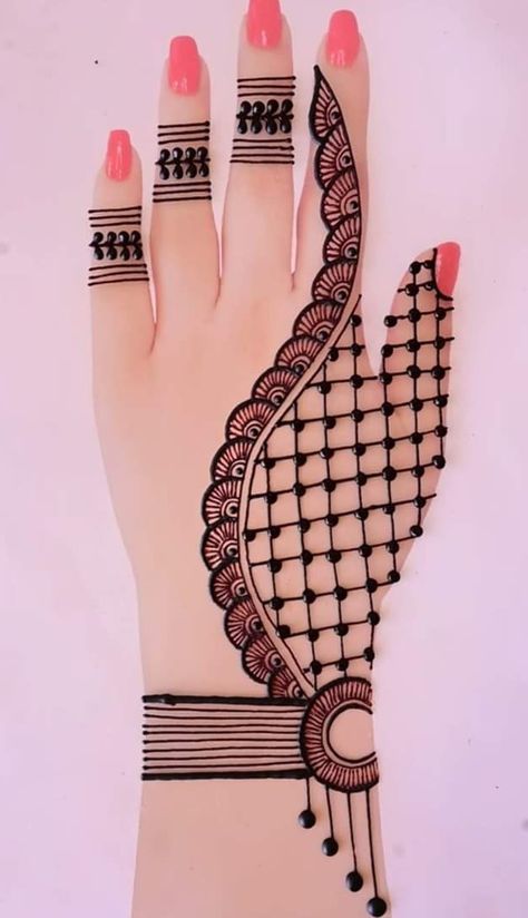 Heena Easy Mehendi Designs, Easy Mehndi Designs Back Hand, Easy Mehndi Designs For Back Hand, Mehandi Designs Beginners, Easy Mahindi Desine, Mahendi For Kids Girl, Very Easy Mehendi Designs For Beginners, Mehandi Design Simple, Girls Mehndi Design