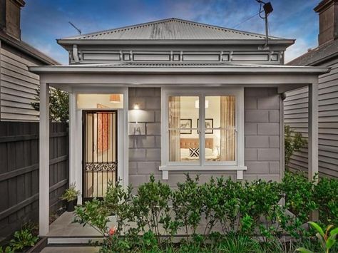 Single fronted Victorian conversion with floorplan | katrinaleechambers.com Victorian Conversion, Victorian Home Renovation, Melbourne Architecture, Victorian Renovation, Compact House, Interior Design Courses, Victorian Cottage, Modern Color Palette, Victorian Home