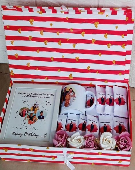 Customised Birthday Gift Hamper✨ Includes: A5 Photo Frame Photo Chocolates Photo Mug DM for Orders @crafting_with_zana All India Delivery Available ✅ Birthday box | Birthday hamper | Customised gifts #birthdaygift#customization#reelskeralagram#photochocolate#photomug#customizedgifts#birthdayhamperbox#fyp