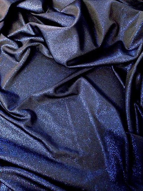 Amazon.com: Shiny Sparkle Foil on Stretch Soft Lightweight Knit Jersey Polyester Spandex Fabric by The Yard (Navy Blue/Black) Blue Fabric Texture, Breast Enhancement Cream, Kitty Pryde, Shiny Fabric, Polyester Spandex Fabric, Blue Sparkles, Navy Fabric, Kids Swimming, Fabric Texture