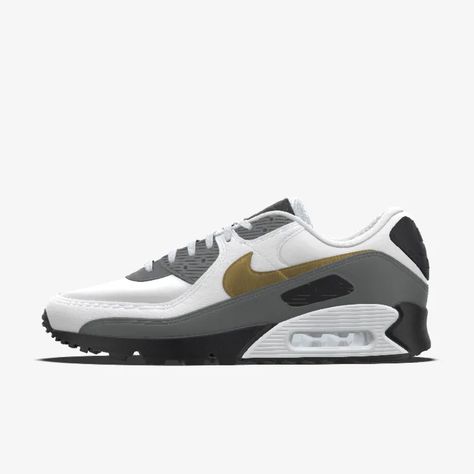 Nike Air Max 90 By You Custom Men's Shoes Nike Customise, Customise Shoes, Custom Air Max 90, Nike Air Max 90 Mens, Nike Air Max 90s, Nike Air Max Ltd, Air Max 90s, Nike Air Max 90, Shoes Nike