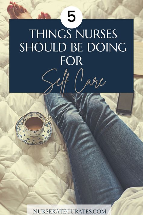 Nurses don't always take care of themselves the way they should. Here are 5 things nurses should be doing more of on a regular basis as forms of necessary self care. Nursing Self Care, Non Negotiable Self Care, Self Care For Nurses, Nurse Self Care, Nursing Leadership, Nursing Information, Nursing Home Care, Work Performance, Nurse Inspiration