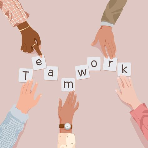 Teamwork Aesthetic, Pink Iphone Wallpaper, Teamwork Poster, Business Aesthetic, Aesthetic Illustration, Business Graphics, Oki Doki, Work Pictures, Background Drawing