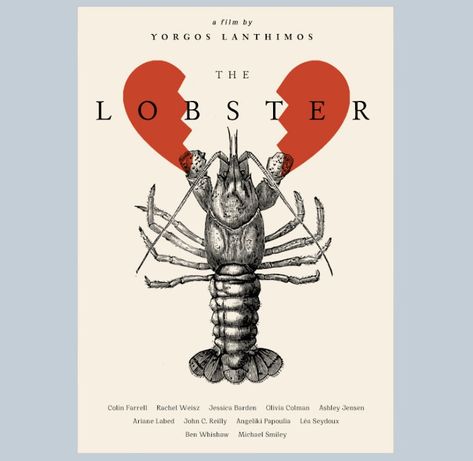 The Lobster Movie, Ashley Jensen, Yorgos Lanthimos, Jessica Barden, Surreal World, The Lobster, Alternative Movie Posters, New Poster, Paper Goods