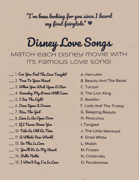 Tarzan Wedding, Disney Love Songs, Girl G, Wedding Song, I Saw The Light, Lady And The Tramp, Tarzan, Be True To Yourself, Disney Love