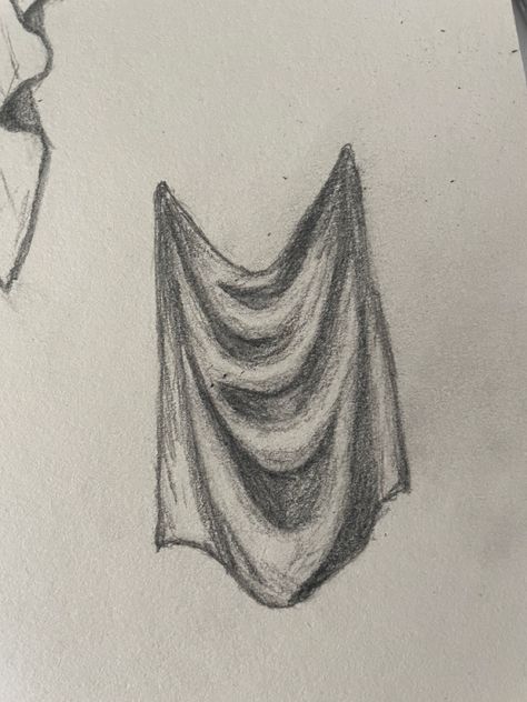 Fabric Wrinkles Drawing, Drawing Draping Fabric, Draped Fabric Drawing, Fabric Draping Drawing, Drawing Of Fabric, Dress Texture Drawing, Fabric Sketch Drawings, Cloth Texture Drawing, How To Draw Fabric Texture