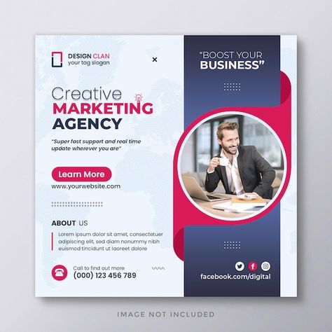 Quotes Design Ideas Social Media, Business Social Media Posts Design, Corporate Poster Design, Marketing Template Design, Creative Template Design, Social Media Post Design Templates, Social Media Creative Post, Social Media Post Design Ideas, Social Media Templates Design