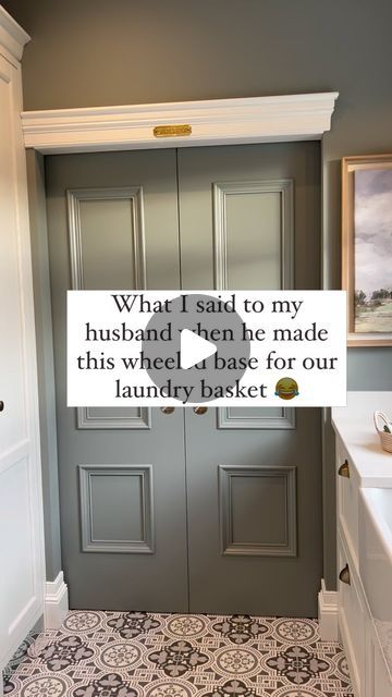 Ciara on Instagram: "💫 You need the audio 💫 

Quite possibly the most perfect audio 😂 I had mentioned to my husband how I would love wheels on my laundry basket in the drying cupboard (exciting conversation I know!) as when the basket and drying lines are full, it’s awkward to reach under and pull a heavy basket out from under the laundry chute. 

A bit of leftover architrave, MDF and four wheels later, he produces this wheeled base for the basket to sit in - I was very impressed! Sure he was delighted with the excuse to spend time in the garage - did him a favour really….

Contrary to what it might look like in the reel, the laundry basket does not move by itself nor does it empty by itself!! I might have had a little assistant move it for me. 

Have a great Sunday! 

#laundryroom #dry Laundry Cupboard In Bathroom, Laundry Drying Cupboard, Drying Cupboard, Bathroom Laundry Baskets, Laundry Cupboard, Laundry Chute, Hidden Laundry, Have A Great Sunday, To My Husband