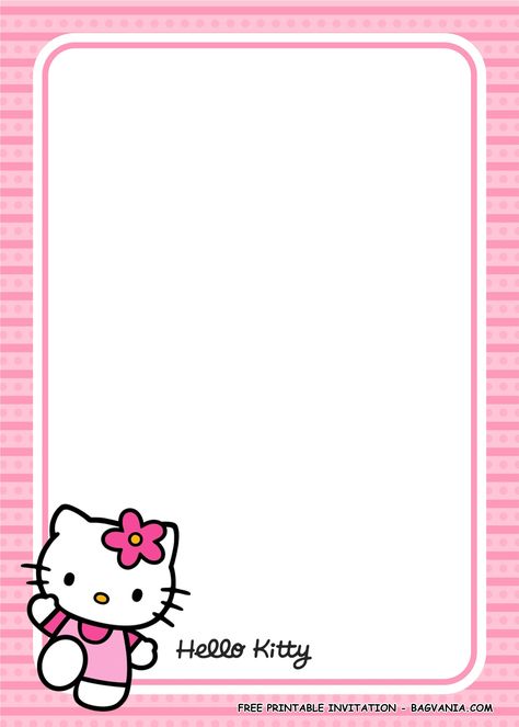 Get Free Printable Hello Kitty Birthday Party Kits Template #free #freeinvitation2019 #birthday #disney #invitations #invitationtemplates Hello Kitty Invitation Template, Hello Kitty Invitation, Hello Kitty Invitation Card, Hello Kitty Birthday Invitations, Hello Kitty Invitations, Birthday Card Template Free, Hello Kitty Imagenes, Hello Kitty Printables, Hello Kitty Birthday Party