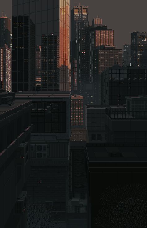 Nyc Culture, City Gif, Pixel City, San Myshuno, The Long Dark, Piskel Art, 8 Bit Art, City Sunset, Pixel Art Background