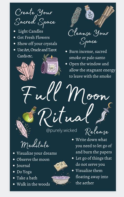 Release Ritual Full Moon, Wicca Full Moon Ritual, Full Moon Altar Set Up, March Full Moon Ritual, Full Moon Release List, Full Moon Self Care, Full Moon Ritual For Couples, Full Moon Dos And Donts, Full Worm Moon Ritual