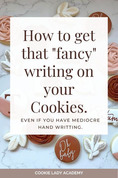 How To Ice Sugar Cookies Like A Pro, Best Fonts For Writing On Cookies, Lettering On Cookies, Royal Icing Cookie Business, Best Cookies For Royal Icing, How To Write On Royal Icing Cookies, Fonts For Cookie Decorating, Cookie Lettering Royal Icing, How To Write With Icing On Cookies