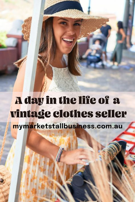 Behind the Scenes: A Day in the Life of a Vintage Clothes Seller Vintage Market Days, What A Day, Market Stall, Market Stalls, Day In The Life, Vintage Clothes, Vintage Clothing, Behind The Scenes, Vintage Outfits