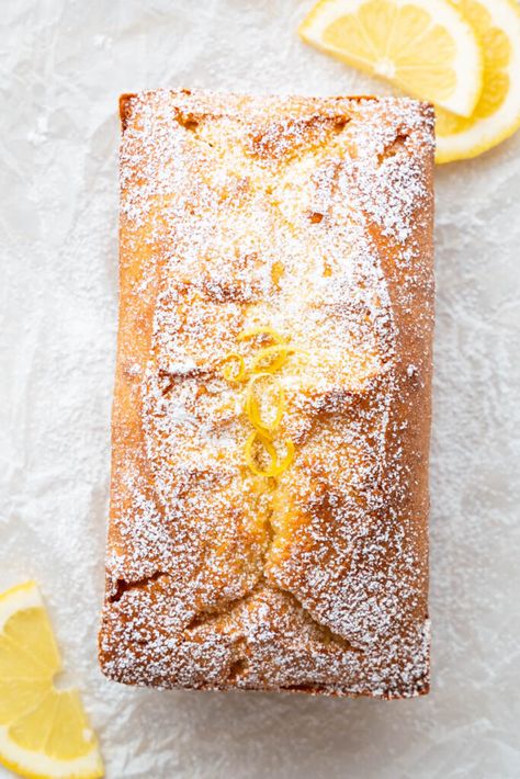 Lemon Loaf Cake (super moist and fluffy) Easy Lemon Loaf Cake Recipes, Lemon Ricotta Loaf Cake, Vanilla Loaf Cake Recipe, Easy Lemon Loaf Cake, Vanilla Loaf Cake, Lemon Yogurt Cake Recipe, Lemon Loaf Cake Recipe, Delicious Lemon Cake, Lemon Yogurt Cake